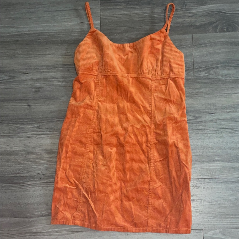 wild fable Orange Corduroy Dress